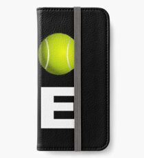Liebes-Tennis-Trainings-Entwurf iPhone Flip-Case/Hülle/Klebefolie
