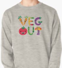 Veg Out - maize Pullover Sweatshirt