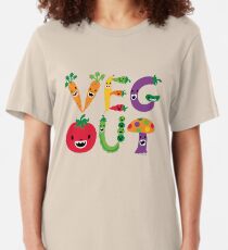 Veg Out - maize Slim Fit T-Shirt