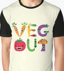 Veg Out - maize Graphic T-Shirt