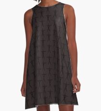 Blair Witch Stick Figures A-Line Dress