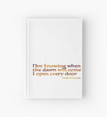 Open Every Door - Emily Dickinson Inspirational Quote Hardcover Journal