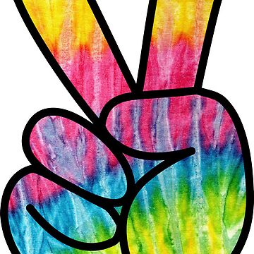 Peace Sign Png Design Hippie Tie Dye Digital Download 