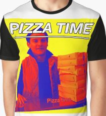 Pizza Time Spiderman 2 Meme Graphic T-Shirt