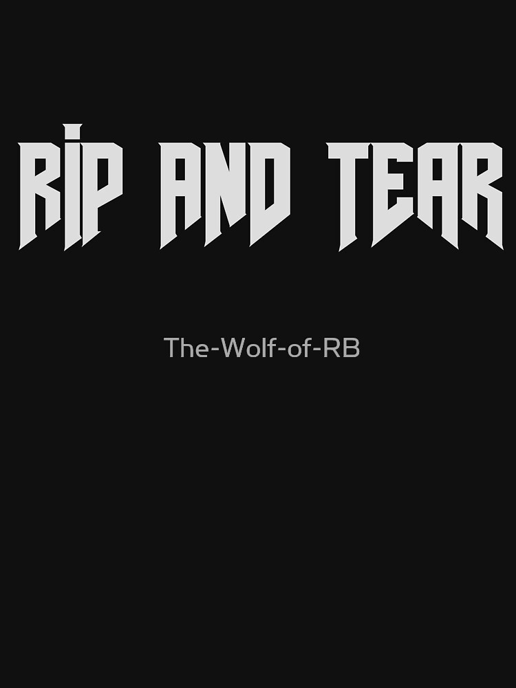 rip and tear t shirt
