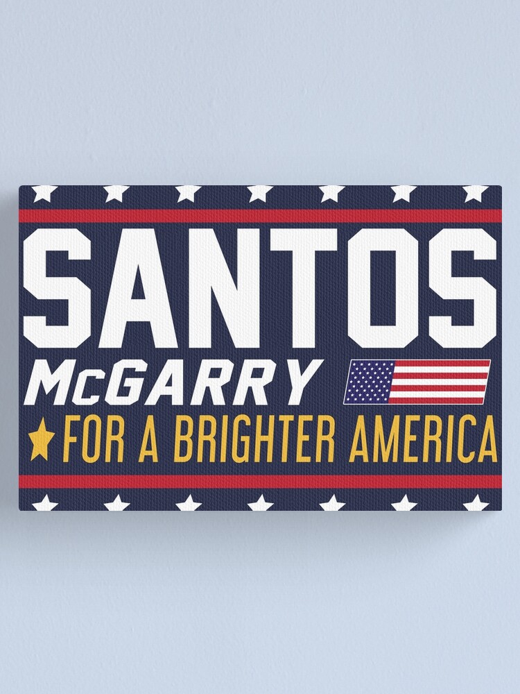 Alternate view of Santos and McGarry Campaign Poster from West Wing Canvas Print