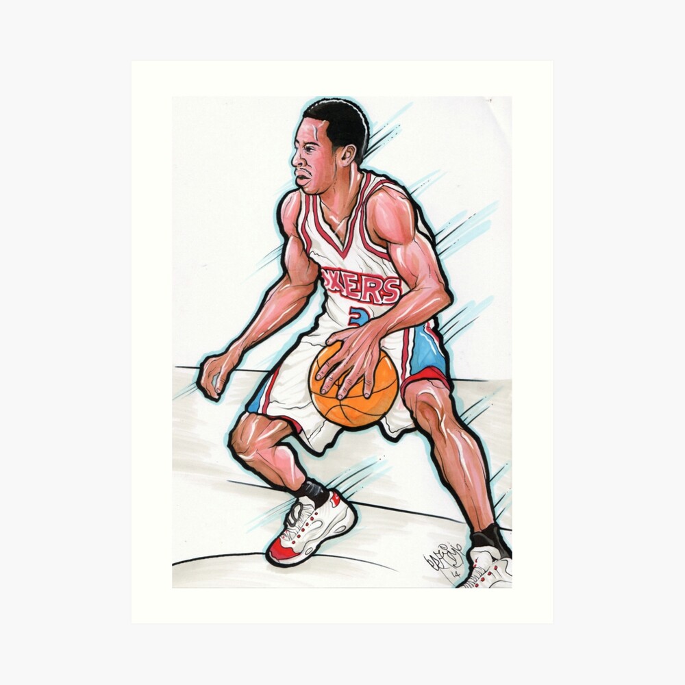 "ALLEN IVERSON / SKETCH COLLECTION" Art Print by Jey13 | Redbubble
