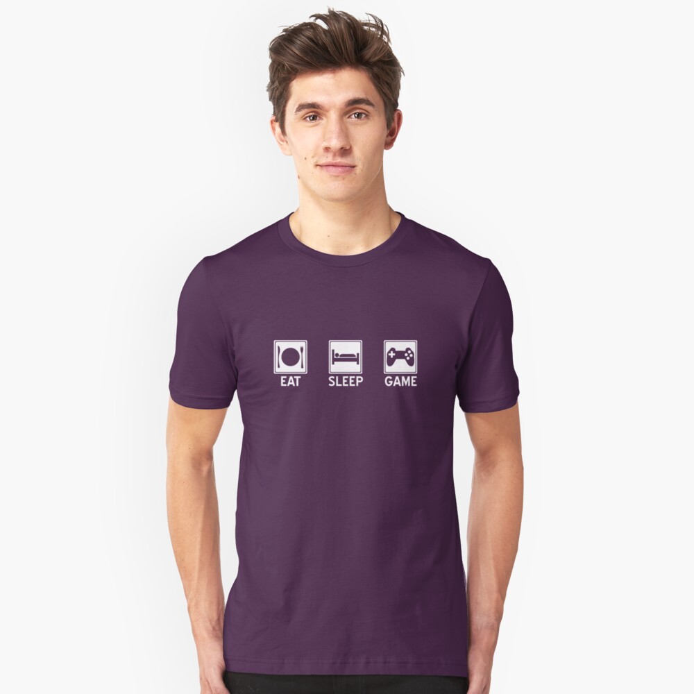 Eat, Sleep, Game Slim Fit T-Shirt