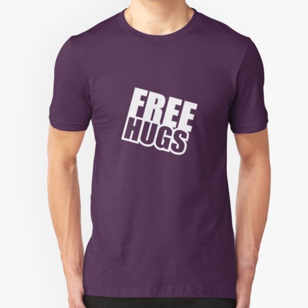 Free Hugs Slim Fit T-Shirt