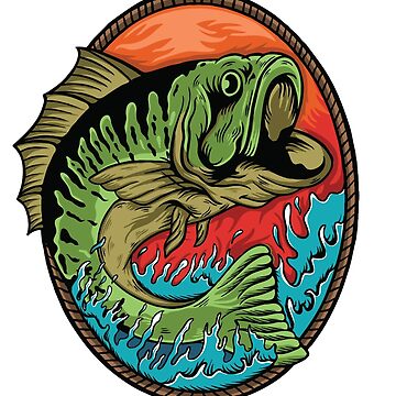 Fishing Hooker Fishing Sticker | Sticker