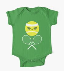 Tennis Totenkopf mit gekreuzter Knochen Kurzärmeliger Einteiler