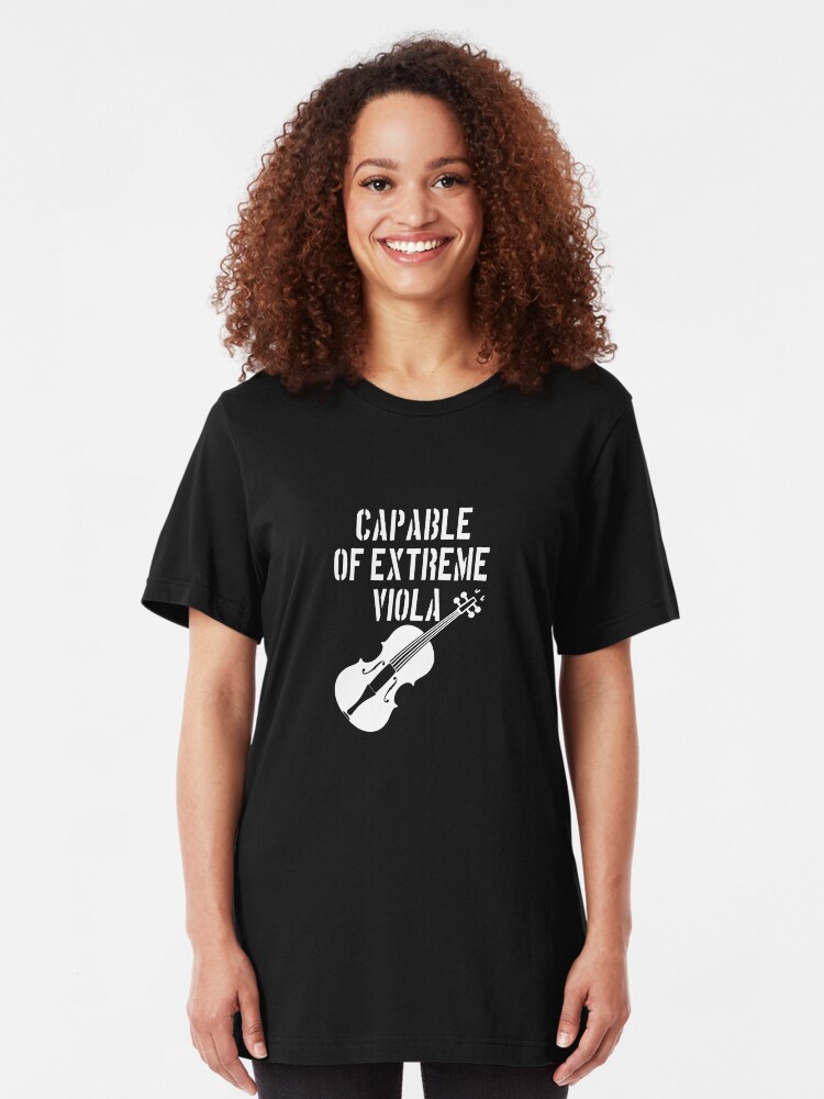 Alternate view of Capable of Extreme Viola Slim Fit T-Shirt