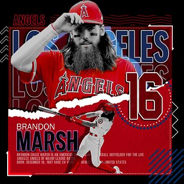 Brandon Marsh baseball Paper Poster Phillies 6 - Brandon Marsh Mlb