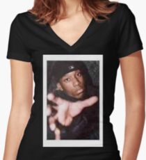 BIG L Women's Fitted V-Neck T-Shirt