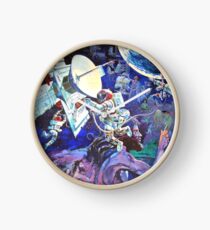 Spaceship Earth Mural Clock