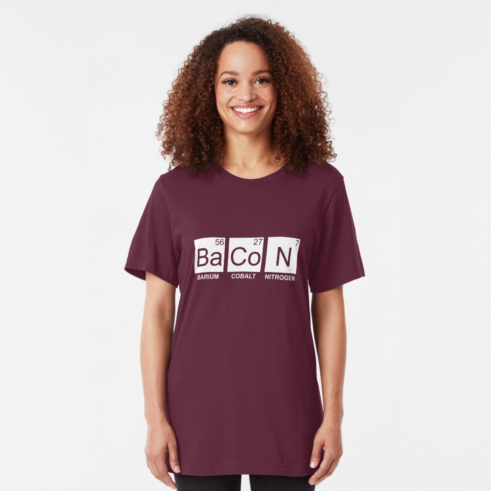 Ba Co N (Bacon) Slim Fit T-Shirt