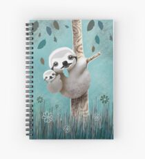 Baby Sloth Daylight Spiral Notebook
