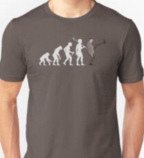 Evolution of Bean (White) Unisex T-Shirt