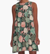 succulent A-Line Dress
