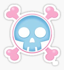 Dinky Skull Cute Sticker