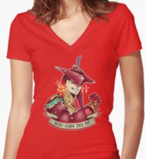 Prince Sidon Women's Fitted V-Neck T-Shirt