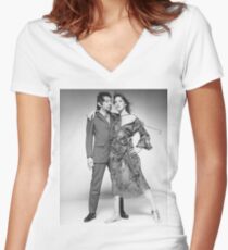 serge gainsbourg Women's Fitted V-Neck T-Shirt