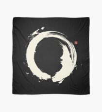 Black Ensō / Japanese Zen Circle Scarf