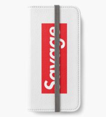 Supreme savage line iPhone Wallet/Case/Skin