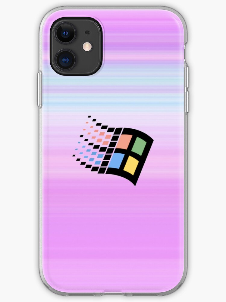 Windows 95 X Vaporwave Iphone Case Cover By Ameliadass Redbubble