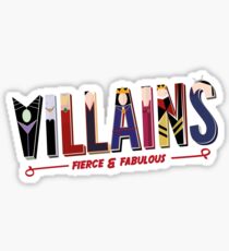 Villains Sticker