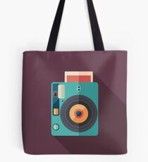 Hipster Instant Camera Tote Bag