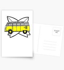 vw combi T1 surf Postkarten