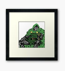 Dr DOOM Framed Print