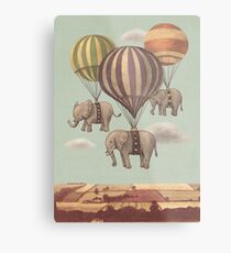 Flight of the Elephants Metal Print