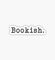 Pegatina Bookish - Book Lover - Bookstagram - Bookworm - Máquina de escribir