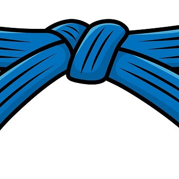 Pegatina for Sale con la obra «Traje cinturón azul Taekwon-Do ITF 4ta  prueba Gup Taekwondoin» de LaundryFactory