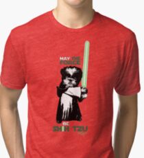 May The Force Be Shih Tzu Tri-blend T-Shirt