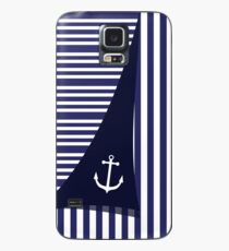Sailor Stripes With Anchor Case/Skin for Samsung Galaxy