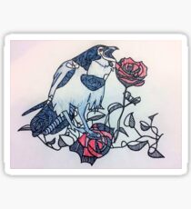 Raven and the Roses Sticker