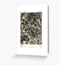 USGS TOPO Maps Iowa IA Salix 175468 1977 24000 Greeting Card