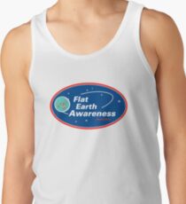 Camisetas de tirantes para hombre Conciencia plana de la tierra