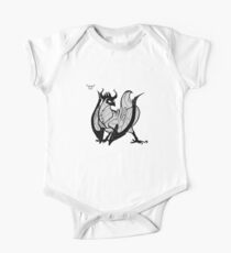 DoubleZodiac - Stier-Hahn Baby Body Kurzarm