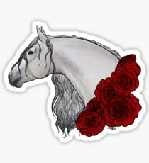 Pegatina Barroco y Rosas