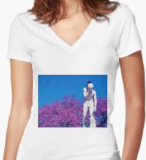 Sculpture Women's Fitted V-Neck T-Shirt