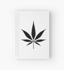 Cannabis leaf Hardcover Journal