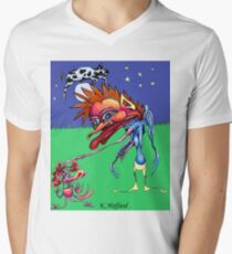 The Cow Jumped Over the Moon Men's V-Neck T-Shirt