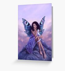 Evanescent Fairy & Dragon Art Greeting Card