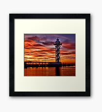 Bicentennial Tower at Dobbins Landing - Erie, PA Framed Print