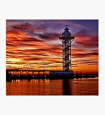 Bicentennial Tower at Dobbins Landing - Erie, PA Photographic Print