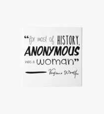 Virginia Woolf II Art Board